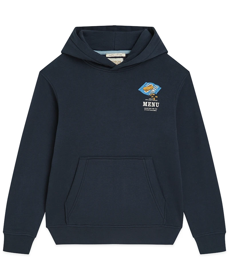 Scotch & Soda Boys 8-16 Graphic Print Hoodie Sweatshirt