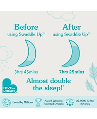 Love To Dream Swaddle Up Sleep Sack - Bamboo 1.0 Tog Lemons Medium (13-19lbs)