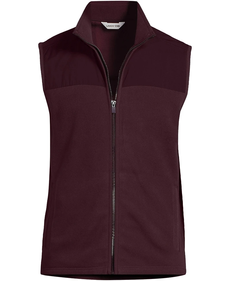 Lands' End Big & Tall Anyweather RainDefense Fleece Vest