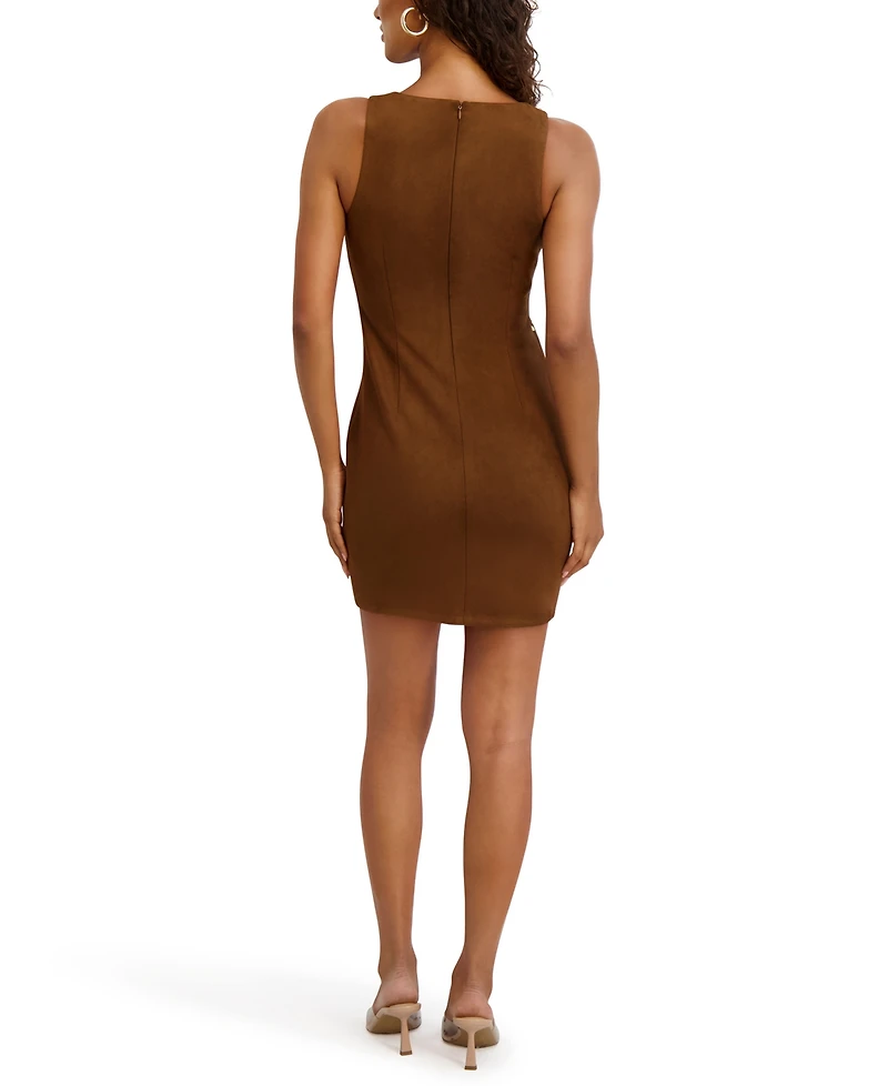 Siena Women's Studded Sleeveless Crew Neck Dress