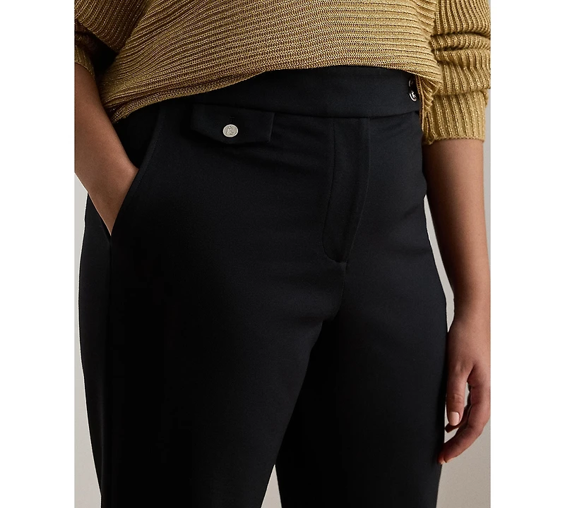 Lauren Ralph Plus Ponte Ankle Pant