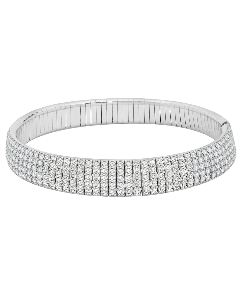 Macy's Diamond Stretchy Bangle (9 ct. t.w.) in 14K White Gold