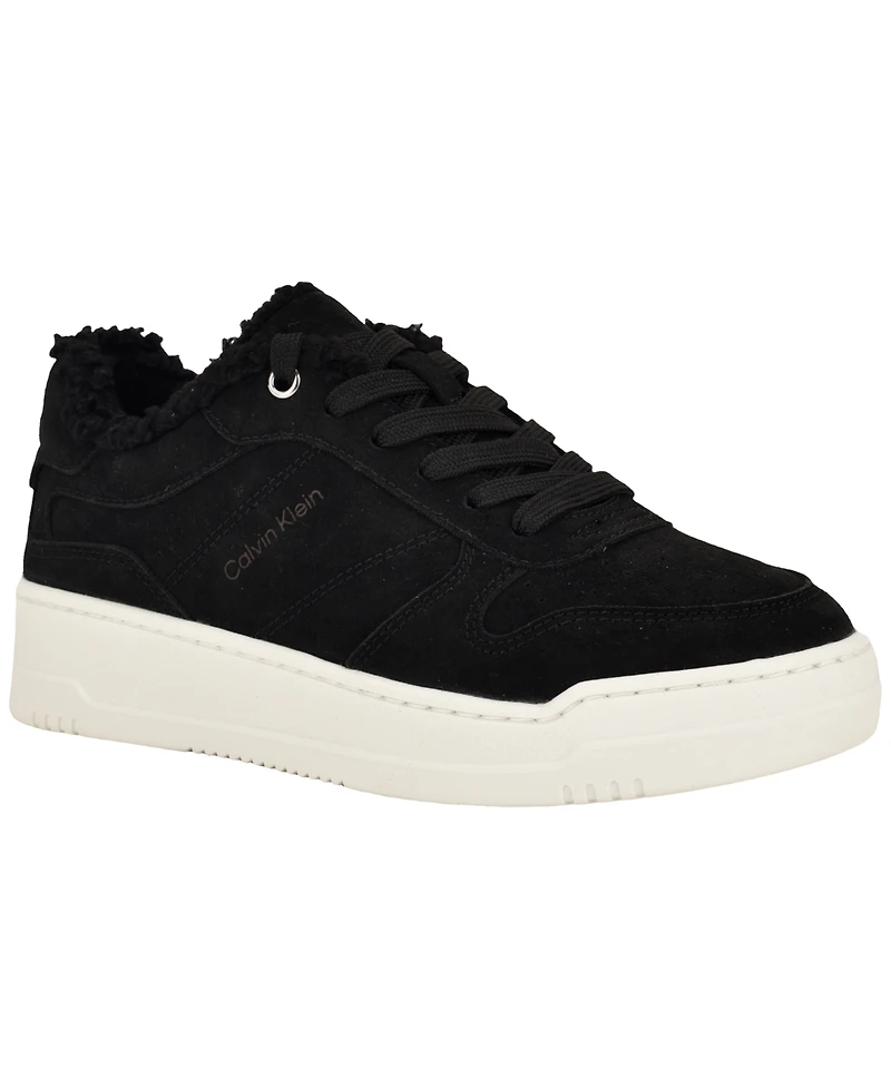 Calvin Klein Women's Pozay Lace-Up Sneakers
