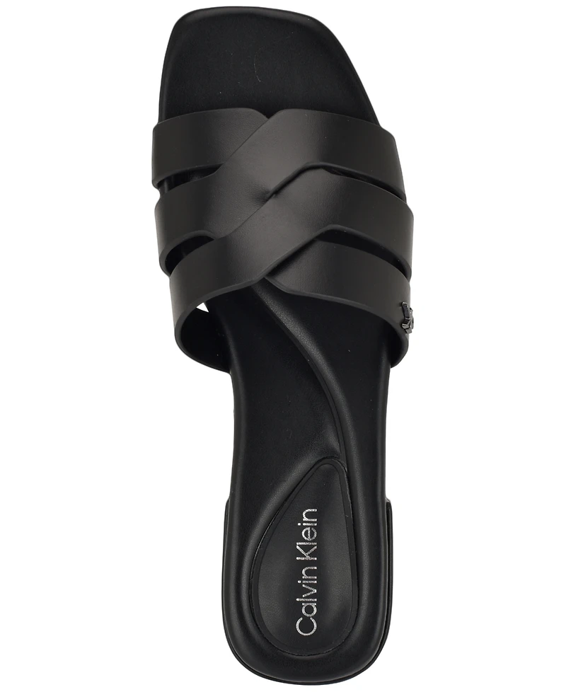 Calvin Klein Women's Tisha Slip-On Flat Sandals