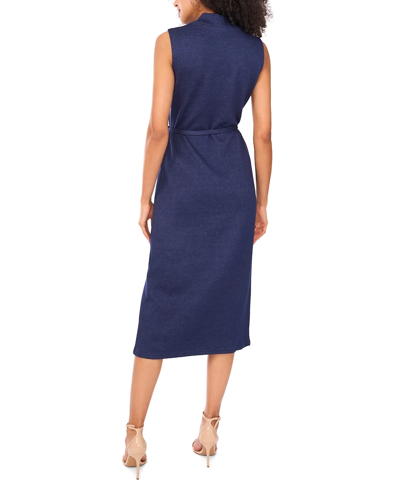 Vince Camuto Women's Sleeveless Thin Belt Dress