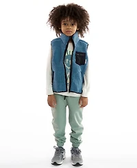 Sovereign Code Boys 2T-7 3-Piece T-Shirt, Vest and Joggers Set