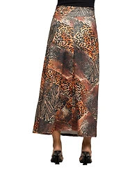 24seven Comfort Apparel Women's Maternity Maxi Skirt