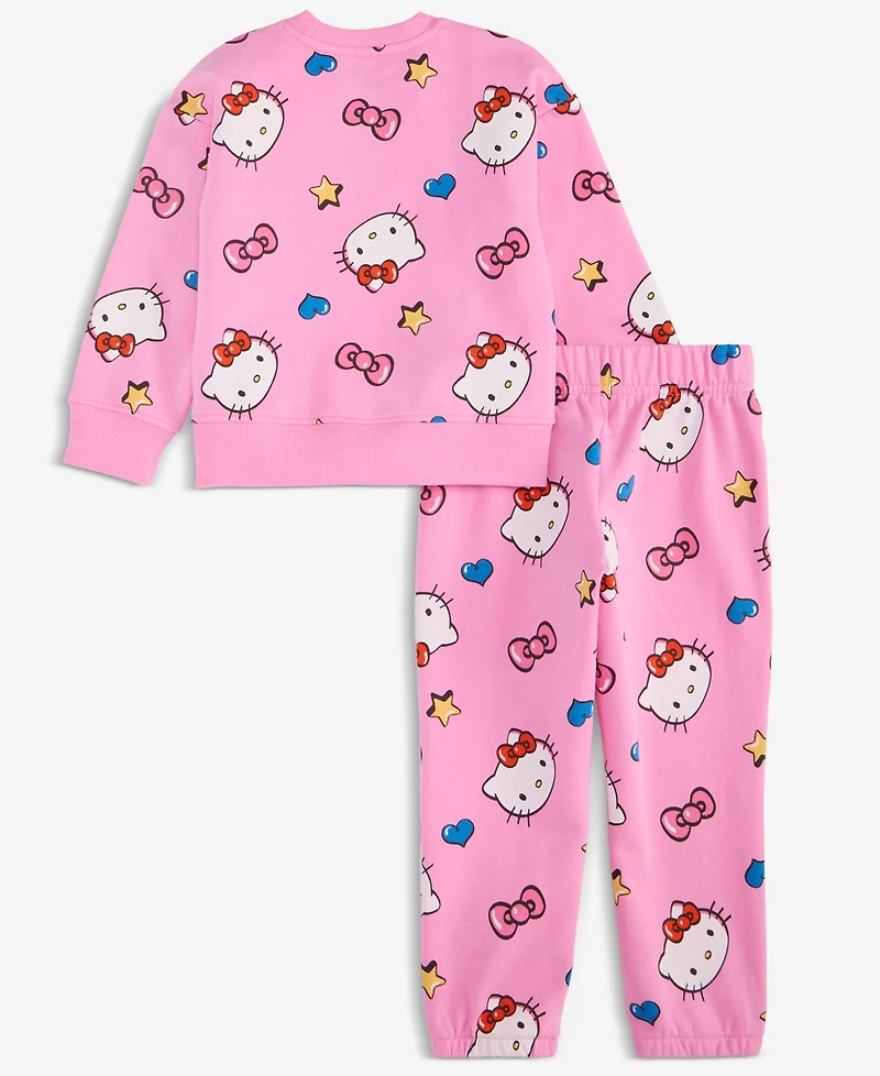 Epic Threads Girls Toddler 2T-4T Hello Kitty Printed Top and Pants Set, 2-Piece, Macy's Exclusive