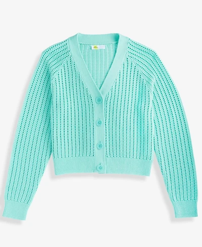 Epic Threads Little & Big Girls V-Neck Button Cardigan, Exclusively at Macy's