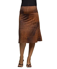 24seven Comfort Apparel Women's Maternity Knee Length Skirt