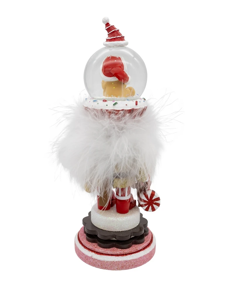 Kurt Adler 10-Inch Hollywood Nutcrackers Gingerbread Water Globe Nutcracker