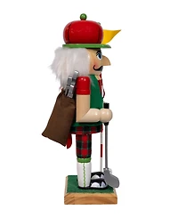 Kurt Adler 12-Inch Wooden Golf Nutcracker