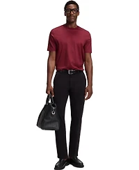 Boss by Hugo Men's Mercerized-Cotton Monogram T-Shirt