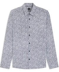 Boss by Hugo Men's Cotton Blend Slim-Fit Dress Shirt