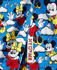 Disney | Macy's Women's Mickey Mouse & Minnie Flannel Pajamas Set, Exclusive