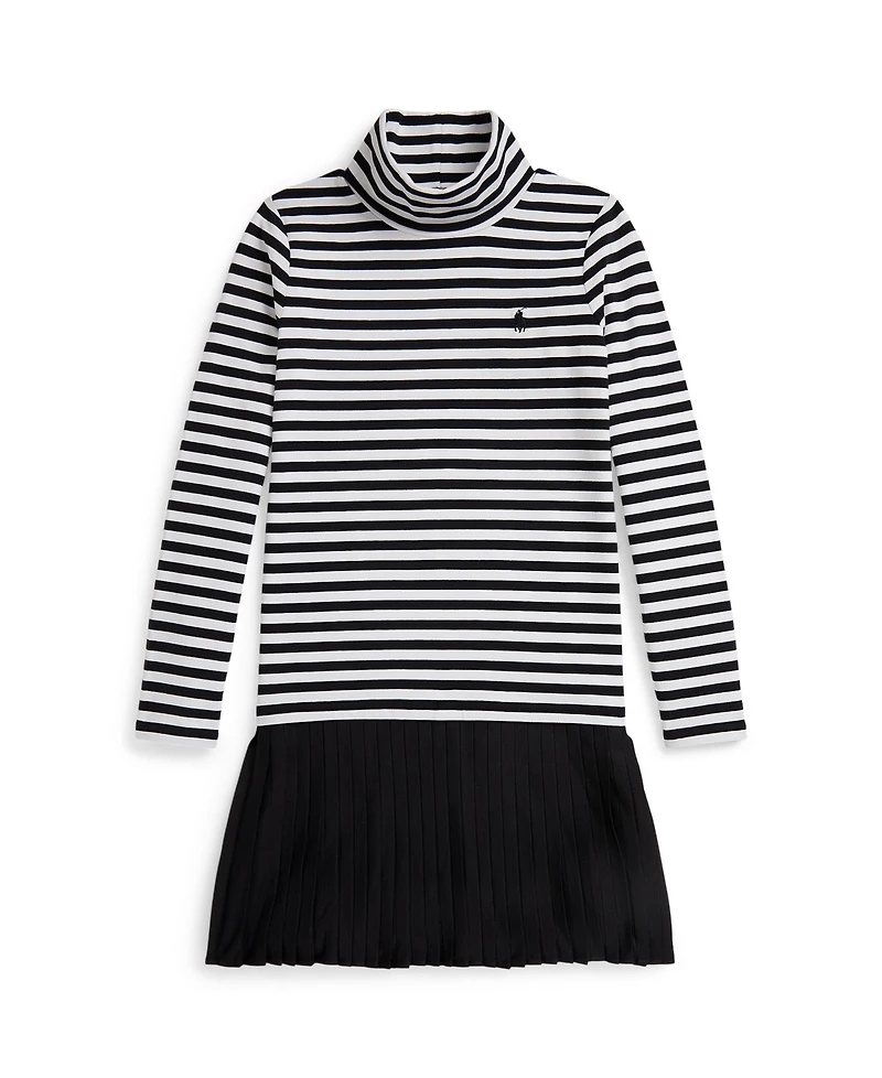 Polo Ralph Lauren Girls 7-16 Striped Turtle Neck Dress