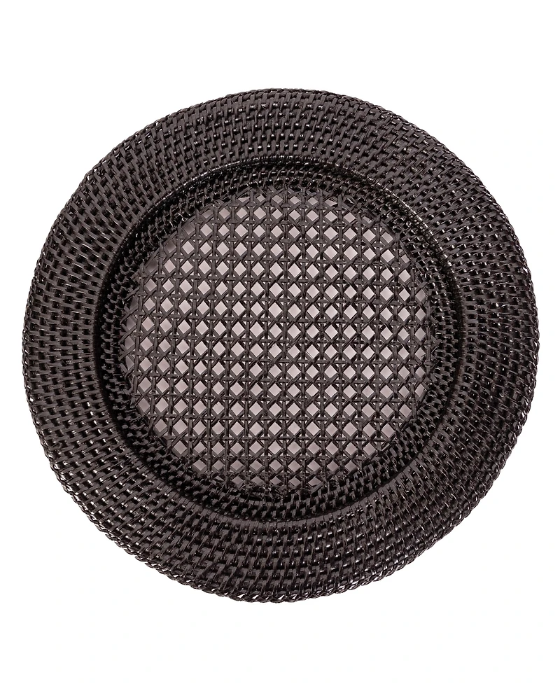 Artifacts Trading Company Rattan Open Weave Charger