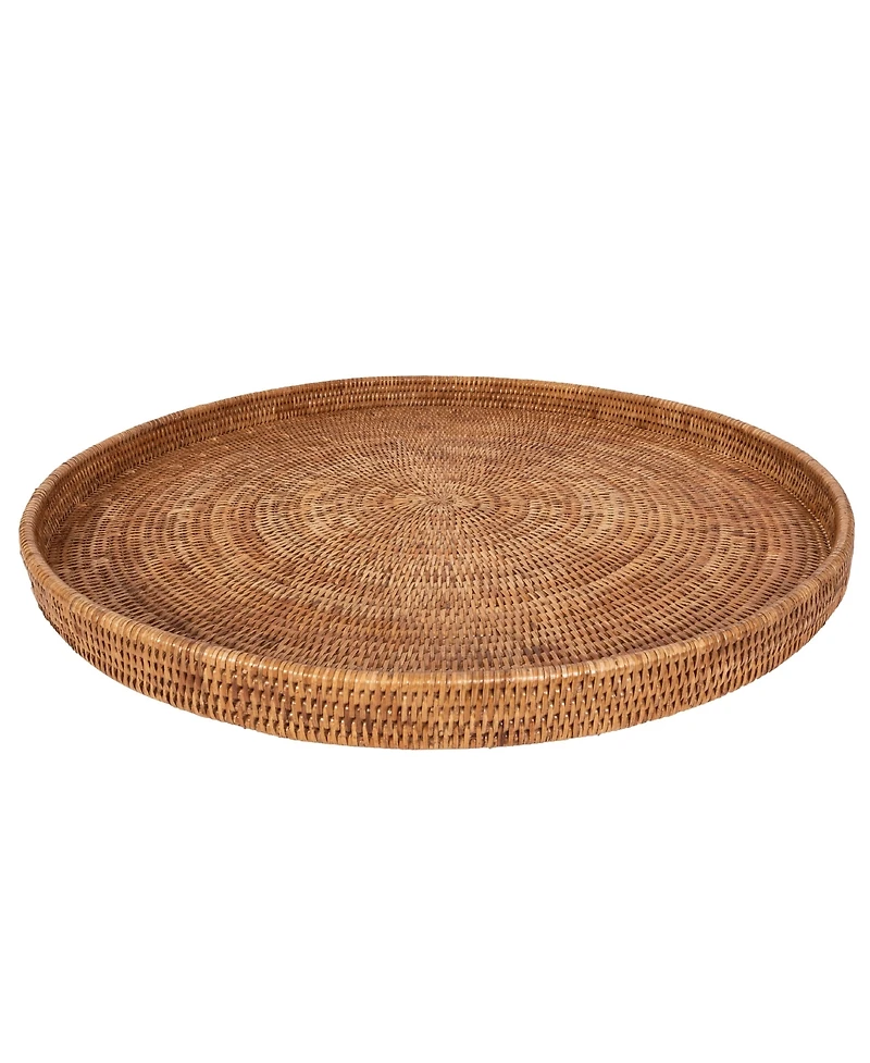 Artifacts Rattan Round Tray 32"