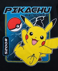 Pokemon Boys 4-10 2-Piece Print Top and Pants Pajama Set