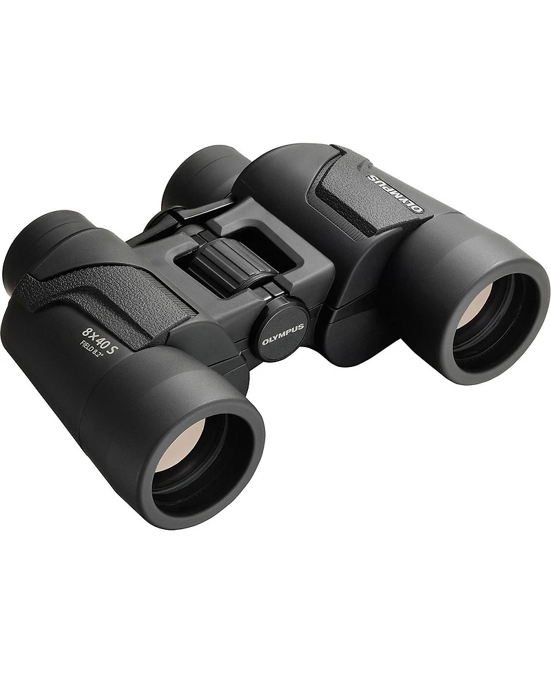 Om System 8x40 Explorer S Porro Prism Binoculars with 59.7 Degree Angle of View, Black