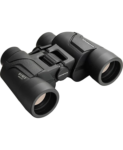 Om System 8x40 Explorer S Porro Prism Binoculars with 59.7 Degree Angle of View, Black
