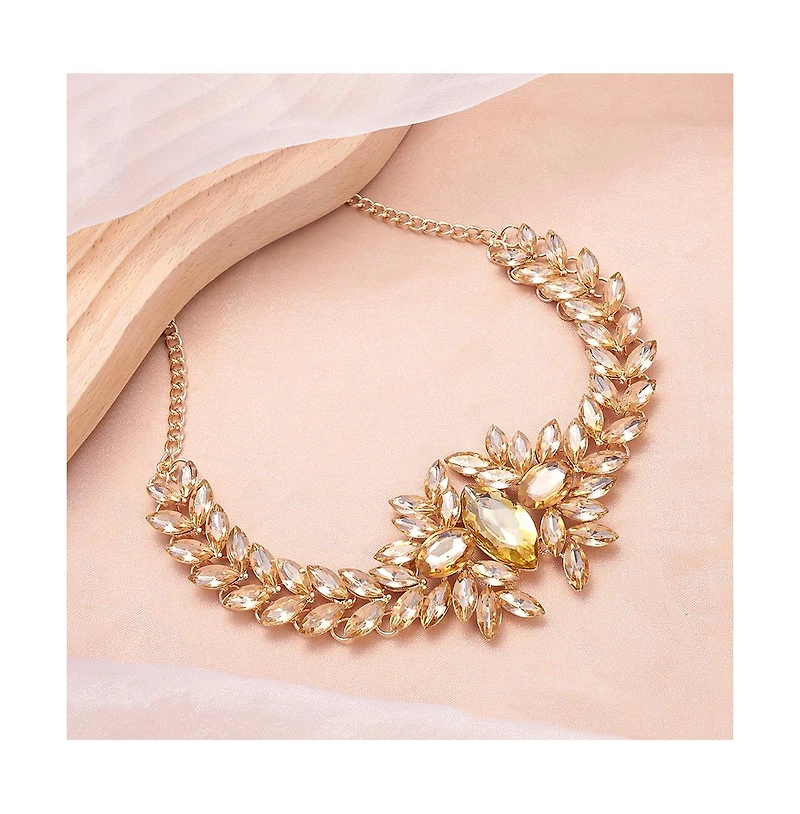 Sohi Women's The Marquise Statement Necklace