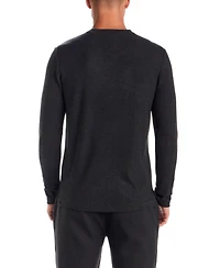 Vintage & Black Men's V-Neck Long Sleeve Shirt