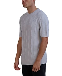 Karl Lagerfeld Paris Men's Short Sleeves Sweater