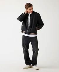 Guess Men's Alameda Ripstop Long Sleeve Bomber Jacket
