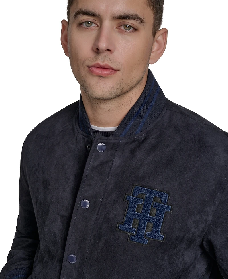 Tommy Hilfiger Men's Bomber with Patches Jacket