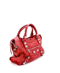 Pre-Owned Balenciaga Medium City Giant Studs Bag Leather