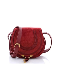 Pre-Owned Chloe Small Marcie Crossbody Bag Suede