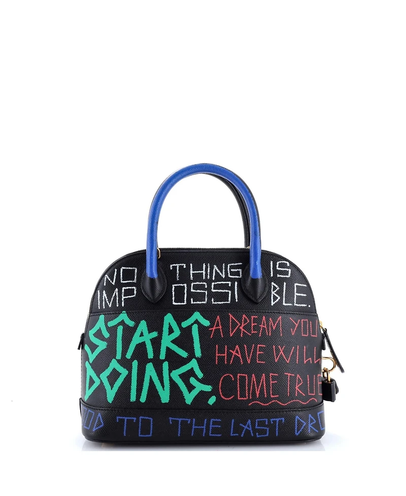 Pre-Owned Balenciaga Small Graffiti Ville Bag Leather
