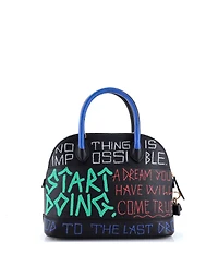 Pre-Owned Balenciaga Small Graffiti Ville Bag Leather
