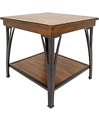 Intercon End Table, 24 x 26 x 24 in Copper