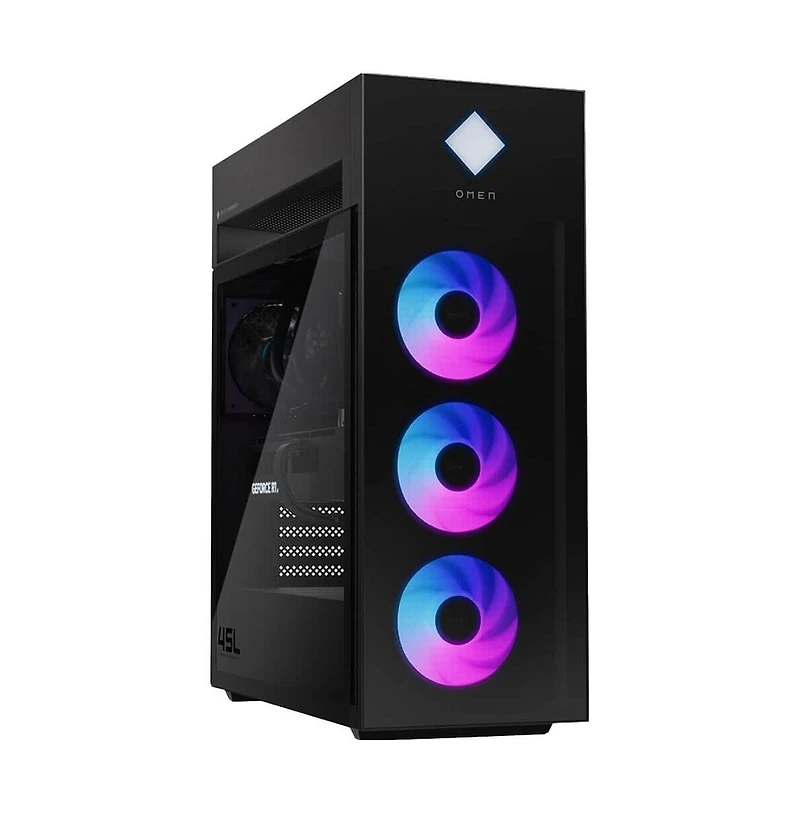 Omen 45L Gaming Desktop Intel Core Ultra 9 285K + Nvidia GeForce Rtx 5090 + 64GB Ram + 2TB Ssd + Windows 11 Pro – Black