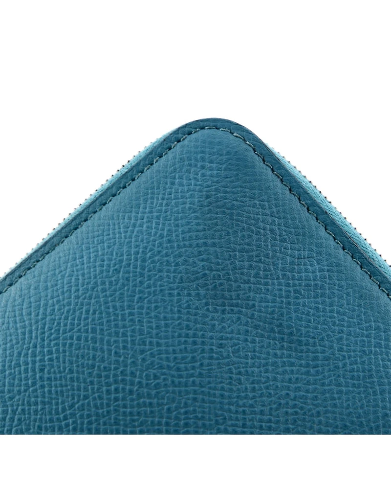 Pre-Owned Hermes Compact Azap Zip Around Wallet Silk'in Epsom