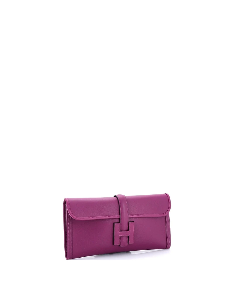 Pre-Owned Hermes 29 Jige Elan Clutch Evercolor