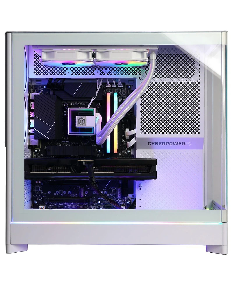 CyberPowerPC Gamer Supreme Liquid Cooled Gaming Desktop Computer, Intel Core i7-14700KF 3.4GHz, 32GB Ram, 2TB Ssd, Nvidia GeForce Rtx 5070 Ti 16GB