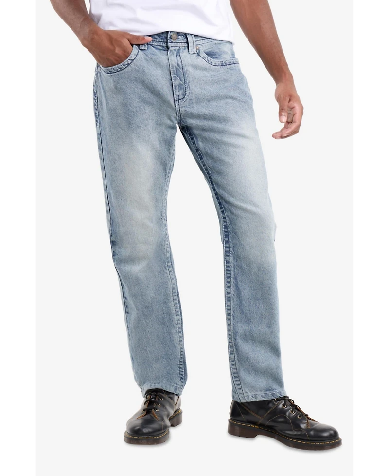 Cultura Men's Saddle Stitch Roman Fit Denim Jeans