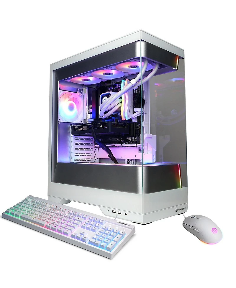 CyberPowerPC Gamer Supreme Liquid Cooled Gaming Desktop Computer, Amd Ryzen 7 7800X3D 4.2GHz, 32GB Ram, 2TB Ssd, Amd Radeon Rx 9060 Xt 16GB, Windows