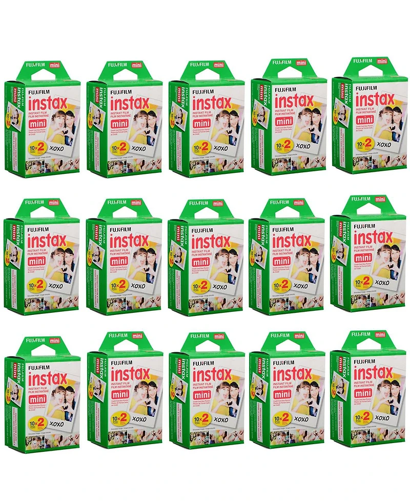 Fujifilm instax mini Instant Daylight Film Pack, 20 Exposures, 15-Pack