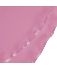 Kate Aurora Living Double Layered Sheer Rod Pocket Ascot Window Valances