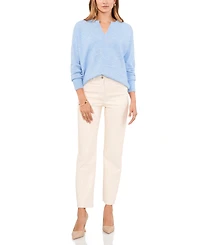 Vince Camuto Women's Cozy V-Neck Dropped-Shoulder Sweater