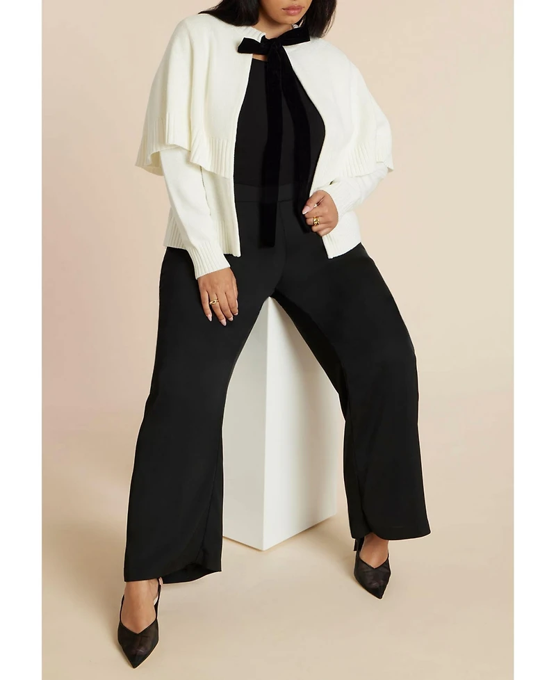 Eloquii Women's Cape Cardigan