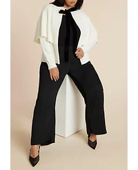 Eloquii Women's Cape Cardigan