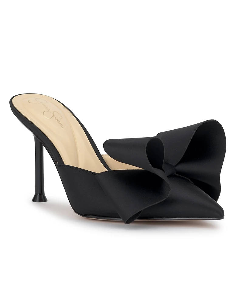 Jessica Simpson Women's Valrin Bow Stiletto Mules