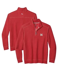 Tommy Bahama Men's Scarlet Nebraska Huskers Montego Bay Half-Zip Jacket