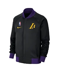 Nike Men's Black Los Angeles Lakers 2024/25 City Edition Authentic Showtime Performance Full-Zip Jacket