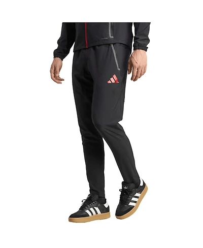 Adidas Men's Black Liverpool 2025/26 Tiro Vis Tech Travel Pants